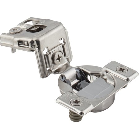 HARDWARE RESOURCES 105Deg 1-3/8In. Overlay Heavy Duty Dura-Close Soft-Close Compact Hinge W/ Press-In 8 Mm Dowels 9393-000